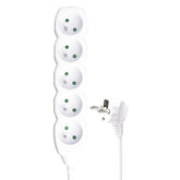 Extension cable for 5 sockets, 3 m, 3x1.5 mm